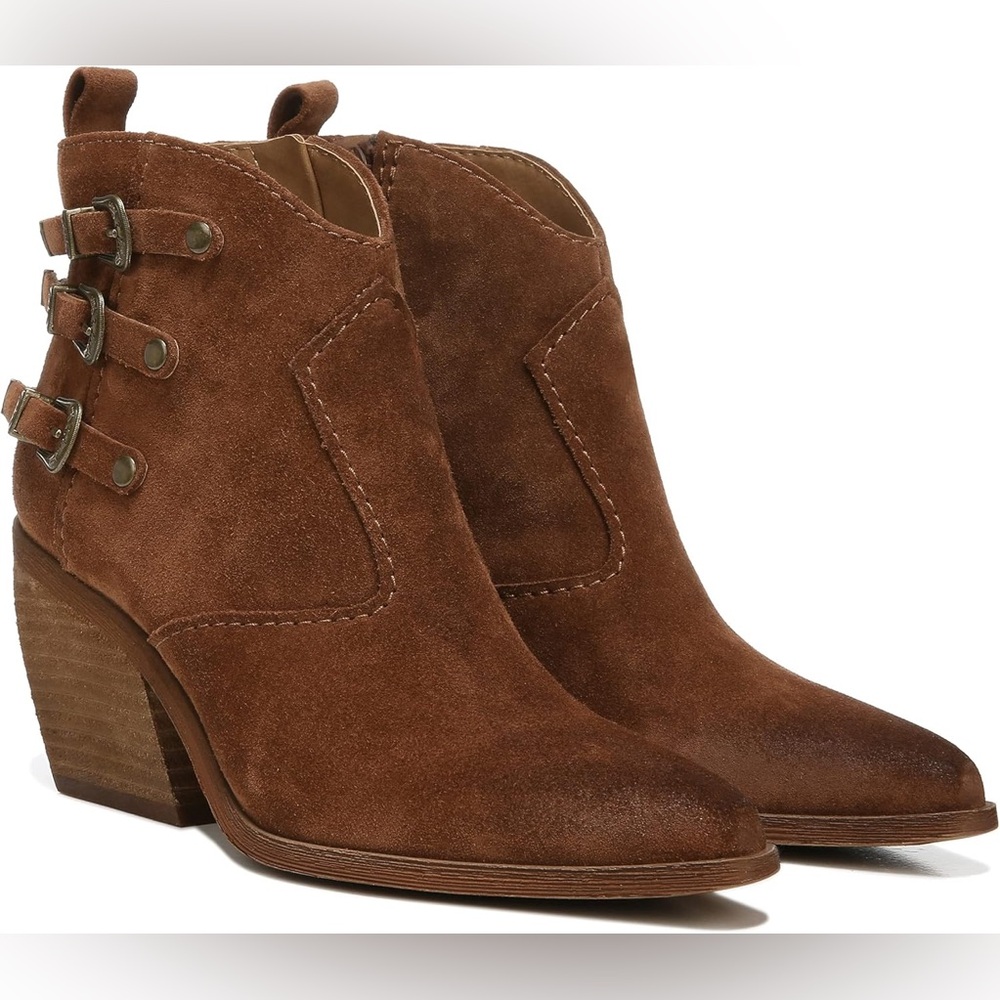 NWOB Zodiac Dacey Ankle Cowboy Cowgirl Booties Boots